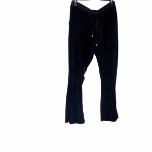 White MARK black plus sized velour pants. 3Xl
